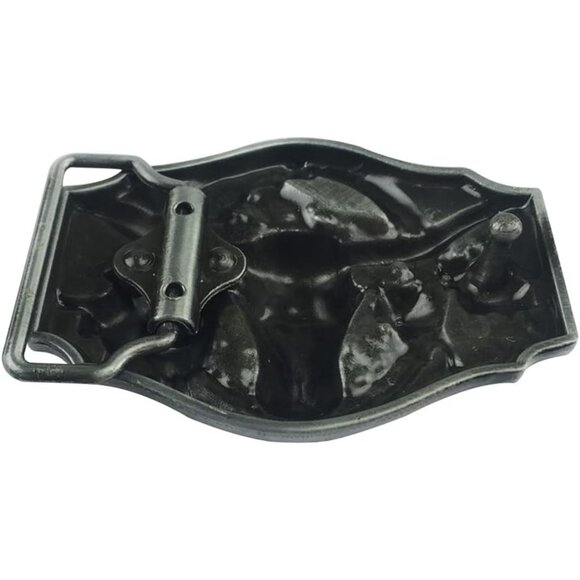 Men Green American Western Nickel Free Cowboy Celtic Vintage Animal Belt Buckle - Picture 6 of 7